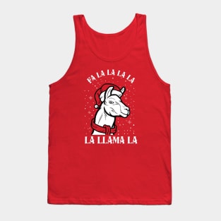 Fa La La La La La Llama La Tank Top